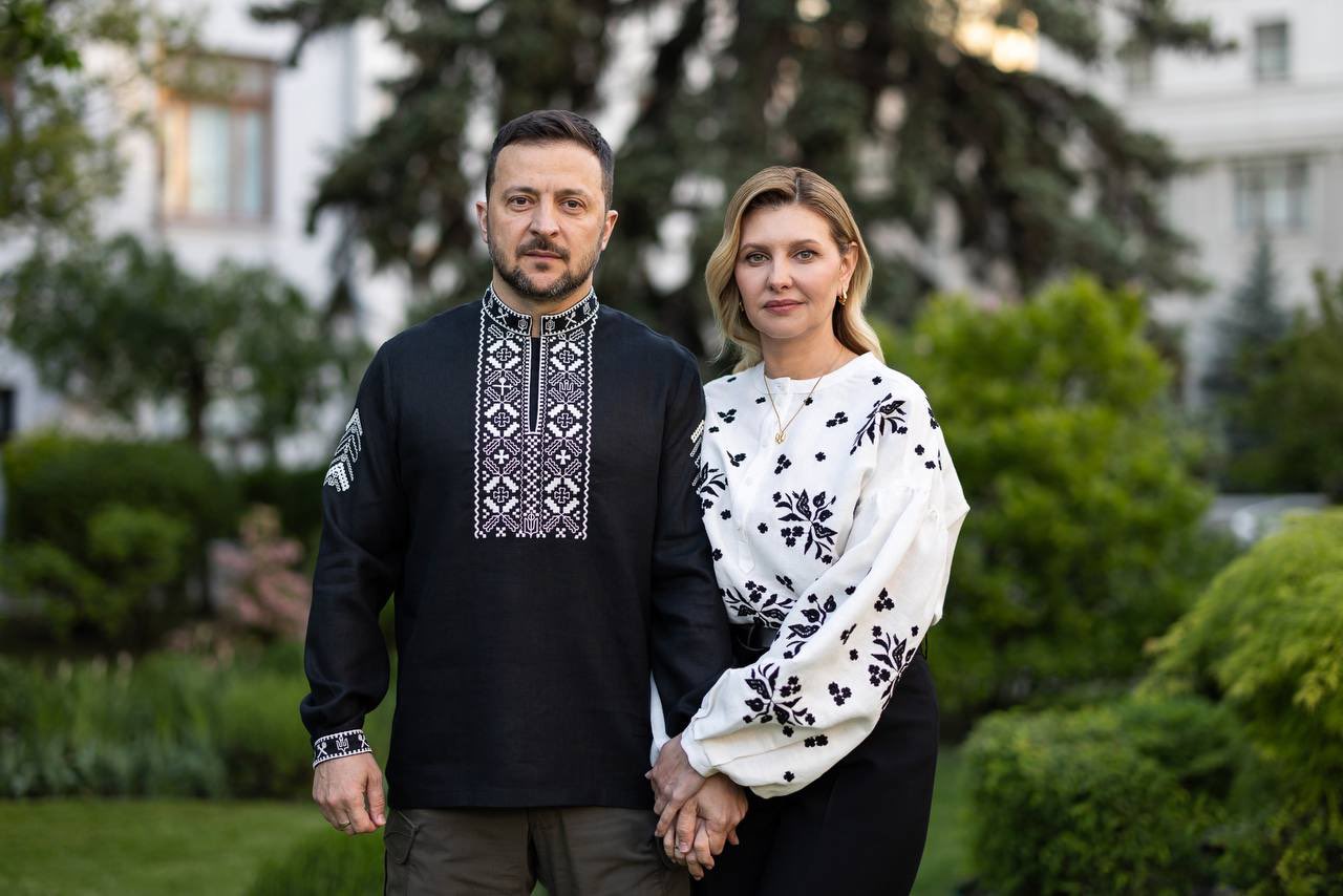 Zelensky and First Lady Greet Ukrainians on Vyshyvanka Day