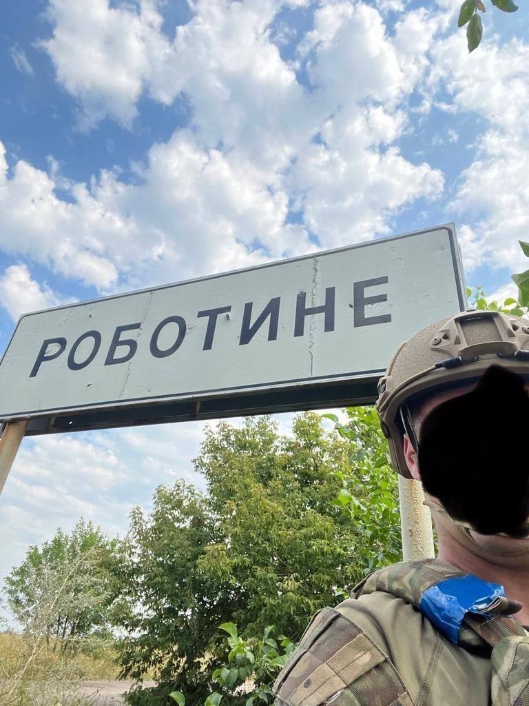 No losses of our positions near Robotyne