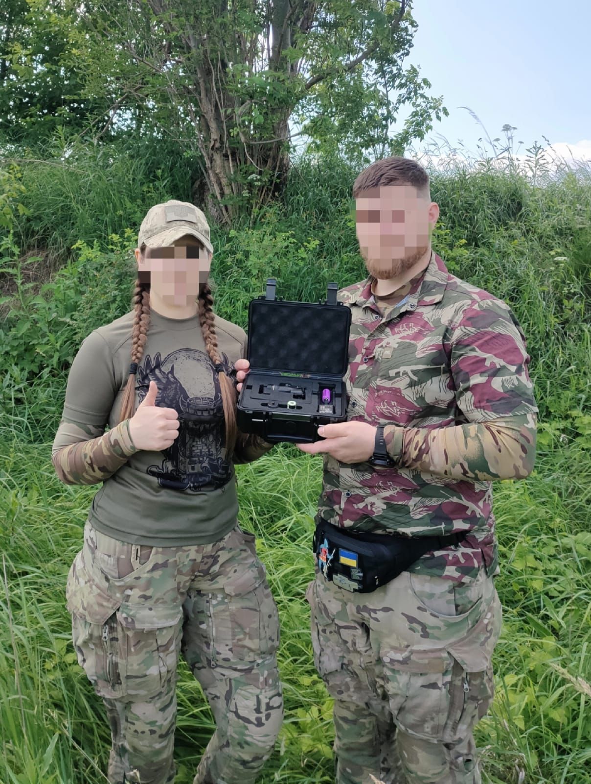 Sniper Oleksandra receives thermal add-on funded by readers