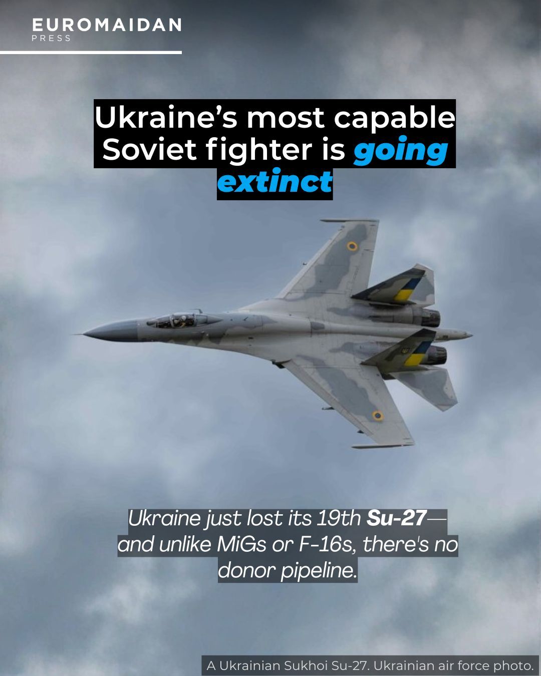 Russie abat un Su-27 ukrainien, 19e perte depuis 2022