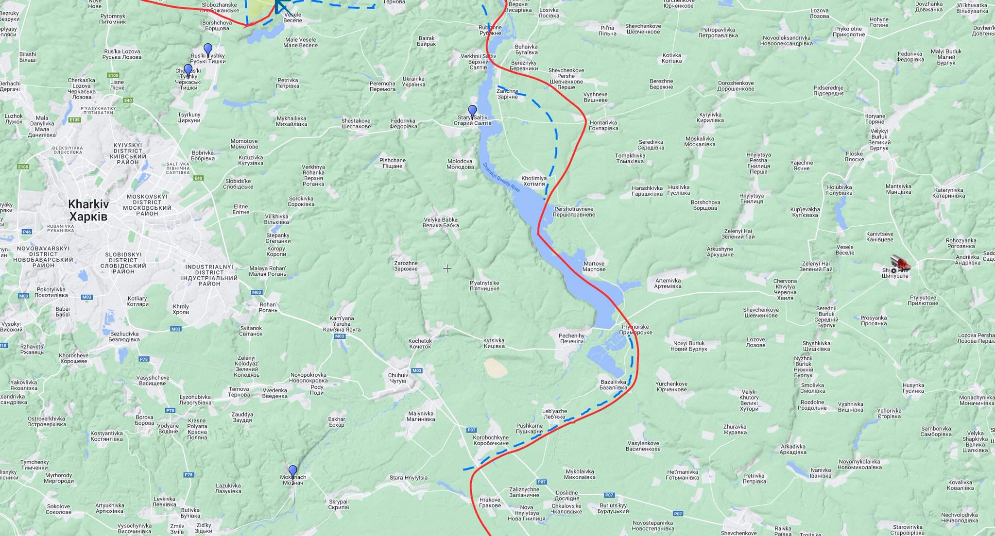 Kharkiv Region: Shelling, vehicle movements, and new equipment reported near Kharkiv City