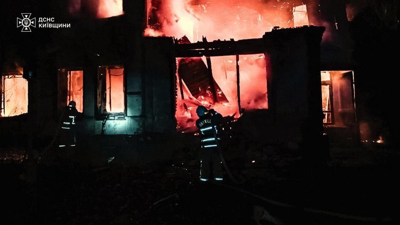 Kyiv Region Attack: Sanatorium Fire in Bucha, One Injured