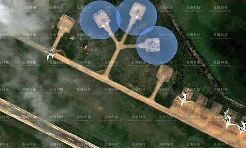 Satellite image shows destruction of Russian A-50