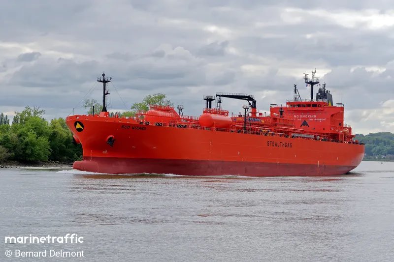 Ammonia tanker Eco Wizard sinks after explosion in Ust-Luga port