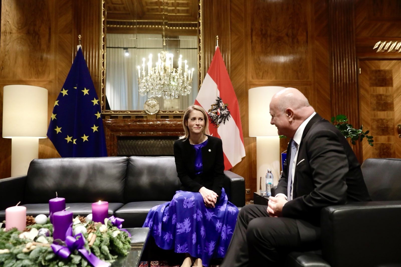 Kaja Kallas and Austrian Chancellor discuss ending Russia’s war of aggression and supporting Ukraine.