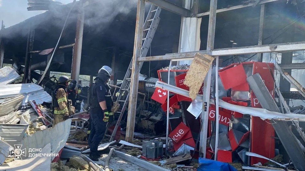 Discovery of Victims of a Russian Attack in Kostiantynivka