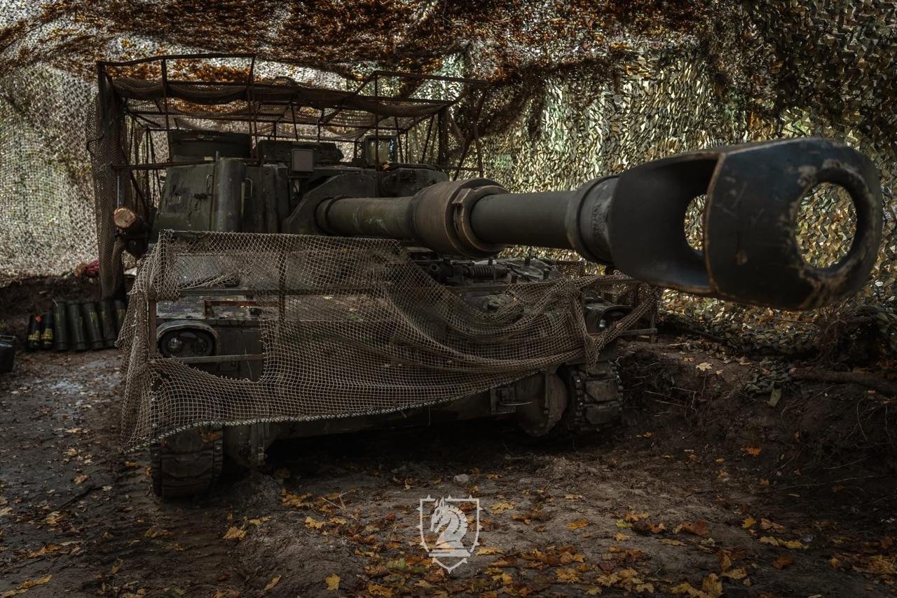 M109A6 Paladin in service with the 47th Mechanized Brigade