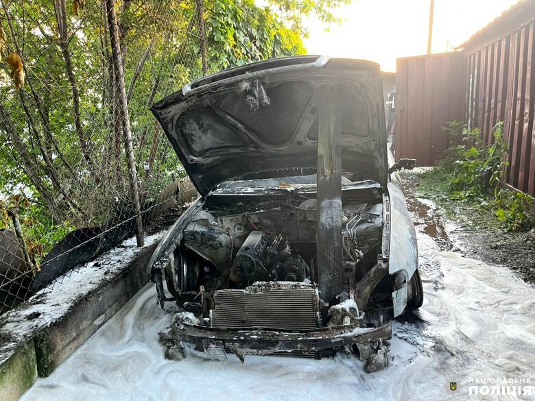 Two Rivne residents burned a civilian car posing as a Ukrainian Armed Forces vehicle
