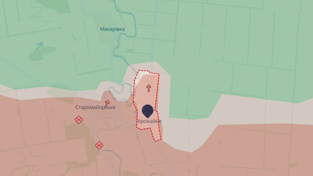 Russian troops entered Urozhayne village in Donetsk Oblast
