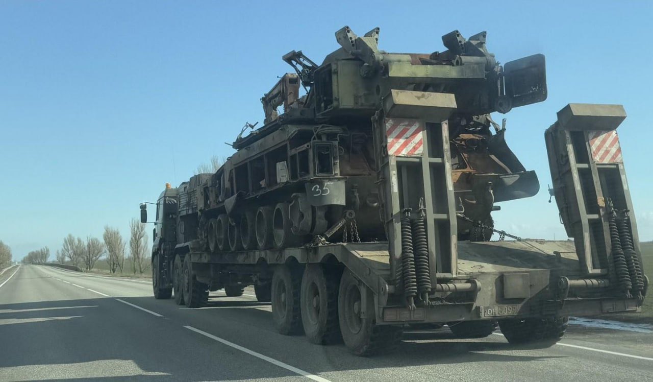 Russian Buk-M2 SAM destroyed near Donetsk