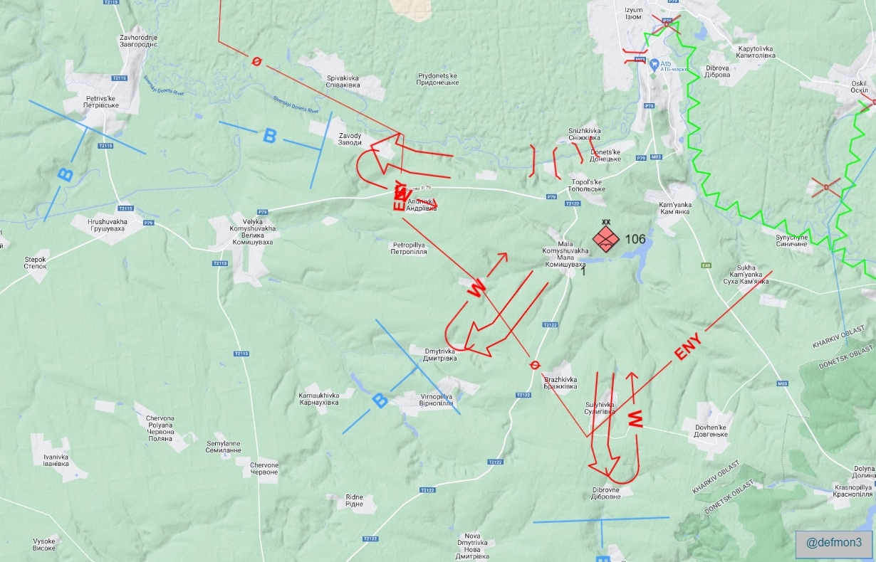 Russians fail near Izium