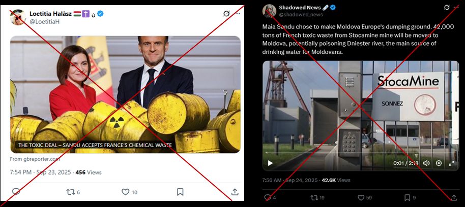 Russian propaganda fabricates fake French plan for waste in Moldova
