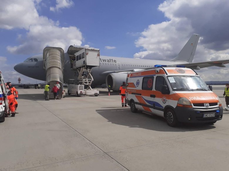 Ukrainians with severe injuries evacuated abroad for treatment