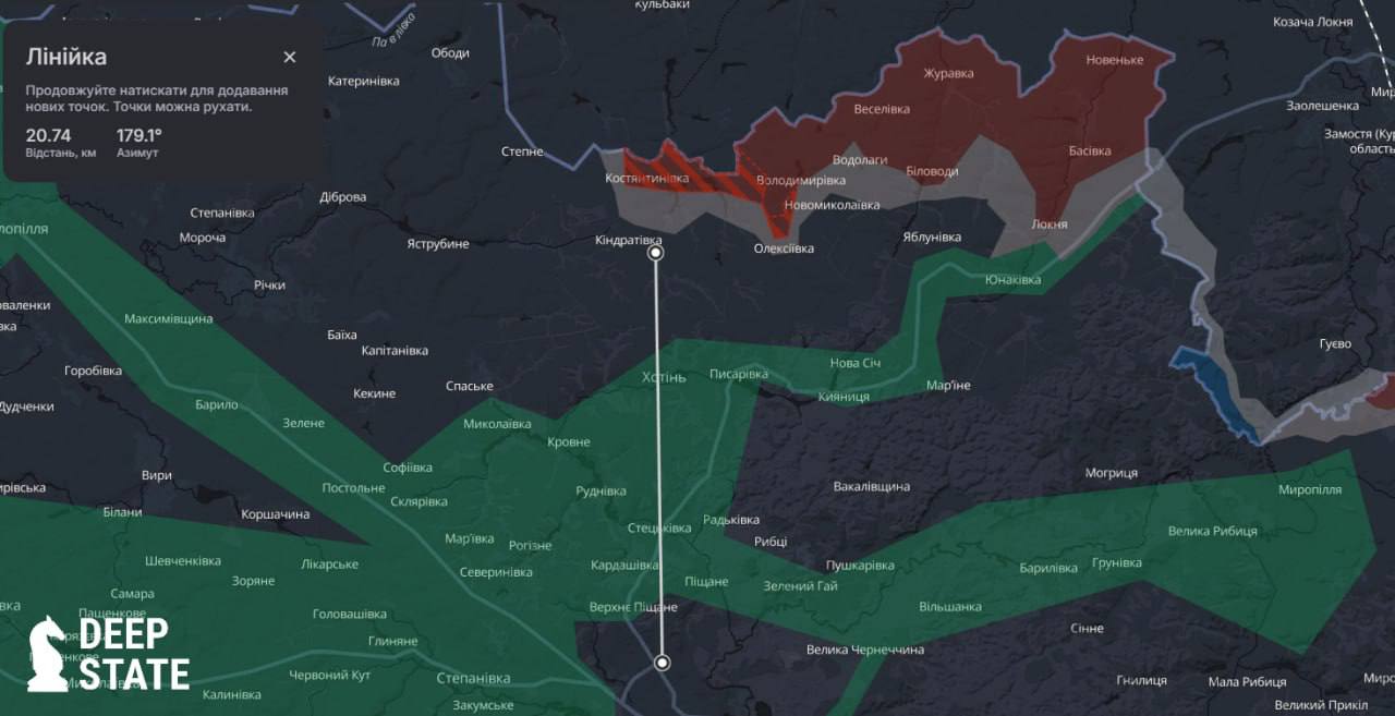 Situation in Northern Sumy Oblast Worsens Amidst Enemy Pressure and Infantry