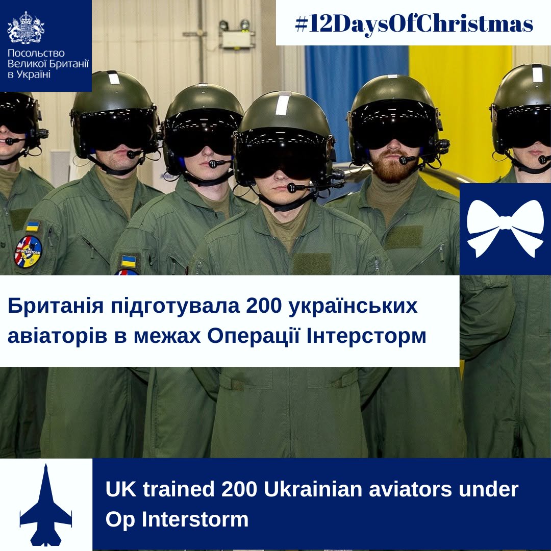 200 Ukrainian pilots completed basic course in Britain