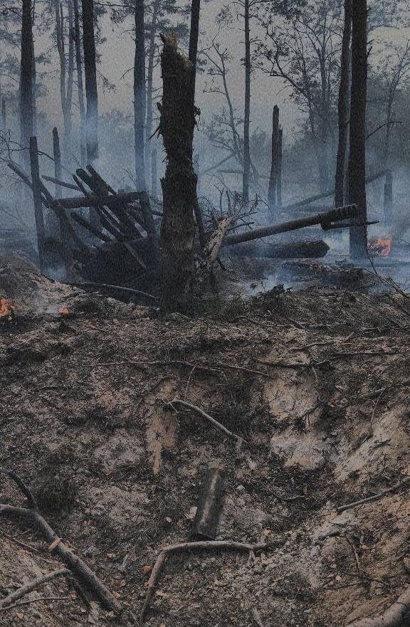 Russian howitzer 2A18 D-30 destroyed in Kherson region