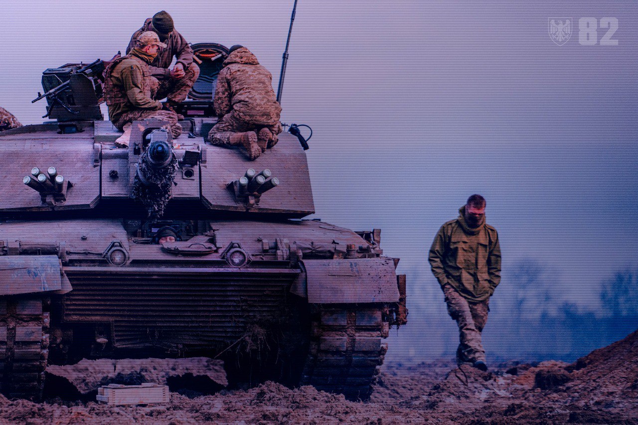 Challenger 2 tank in Ukrainian service