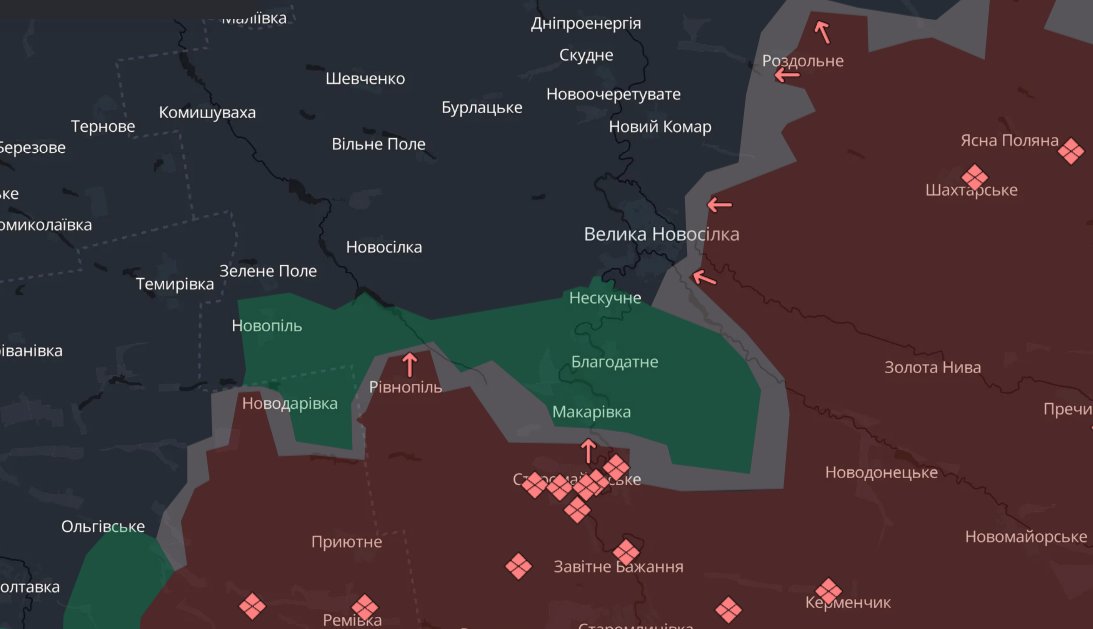 Enemy breakthrough in Kurakhove and Berestky and around 5 settlements