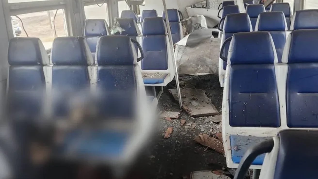 Man died after drone strike on train at Slatyne