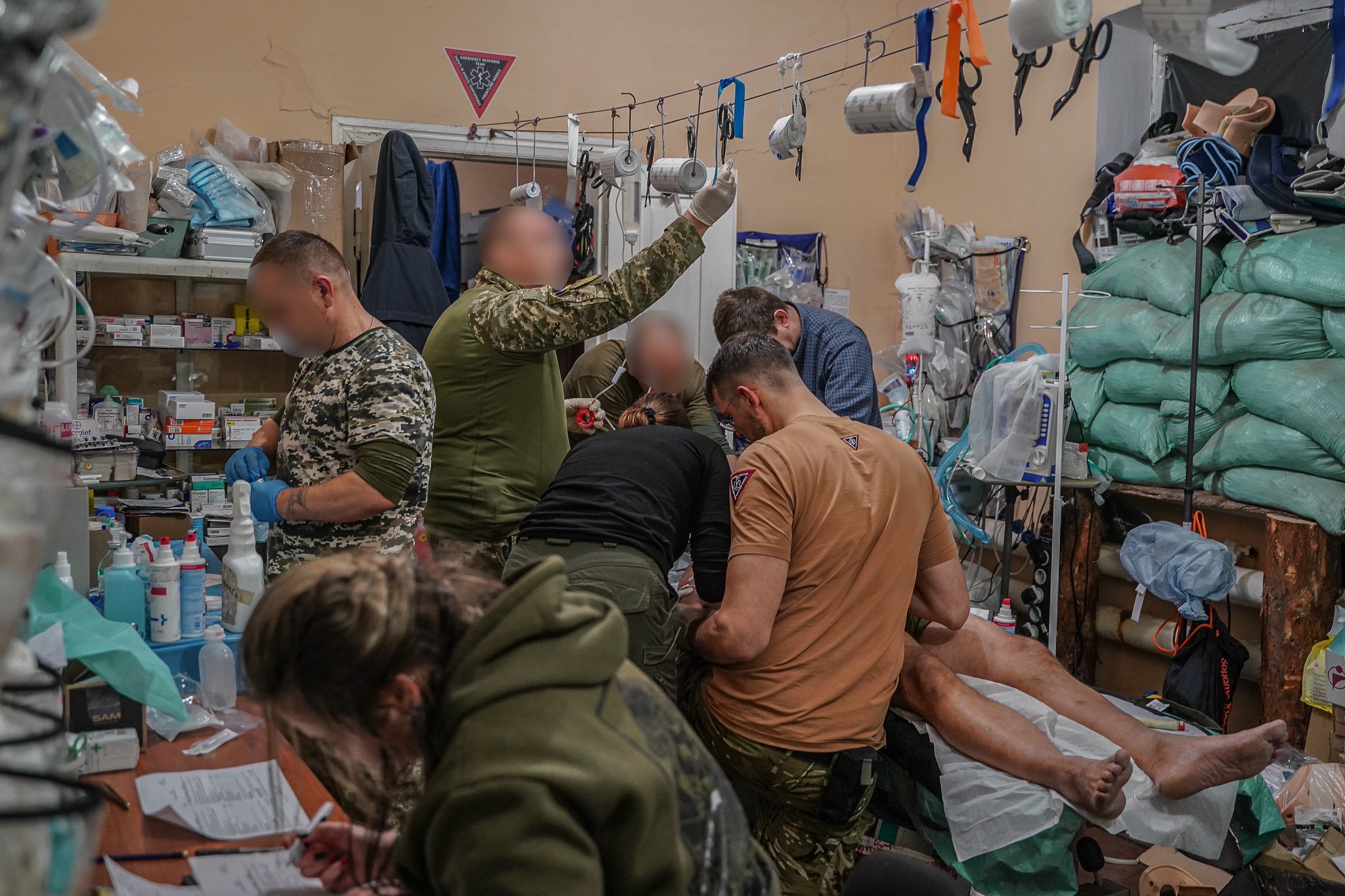 Evacuation of wounded hindered by drones and lack of care