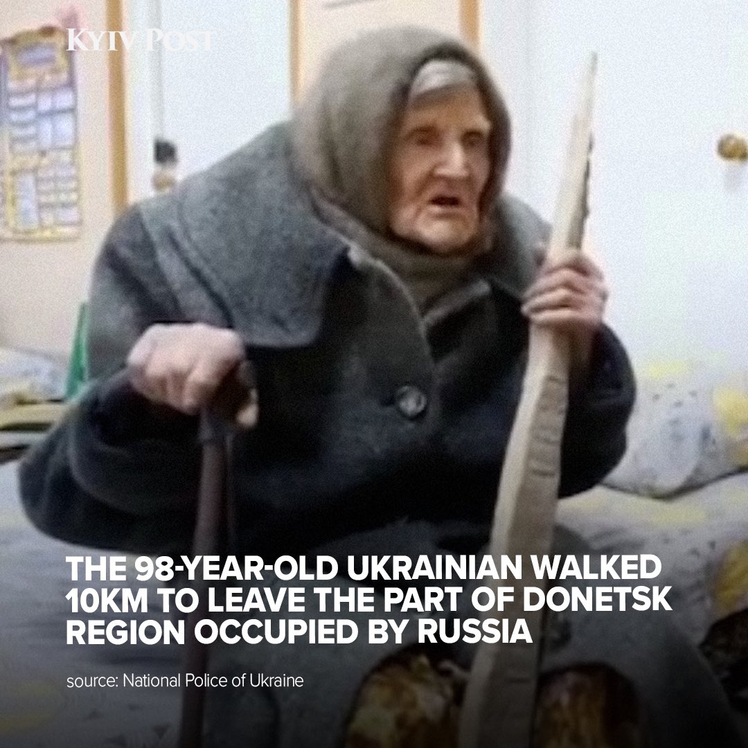 Woman walks all day without food and water under Russian shelling rescued
