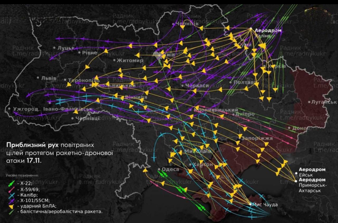 Russians terrorize civilians by destroying energy infrastructure