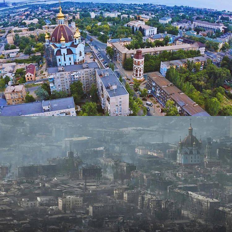 Mariupol avant et après l’occupation