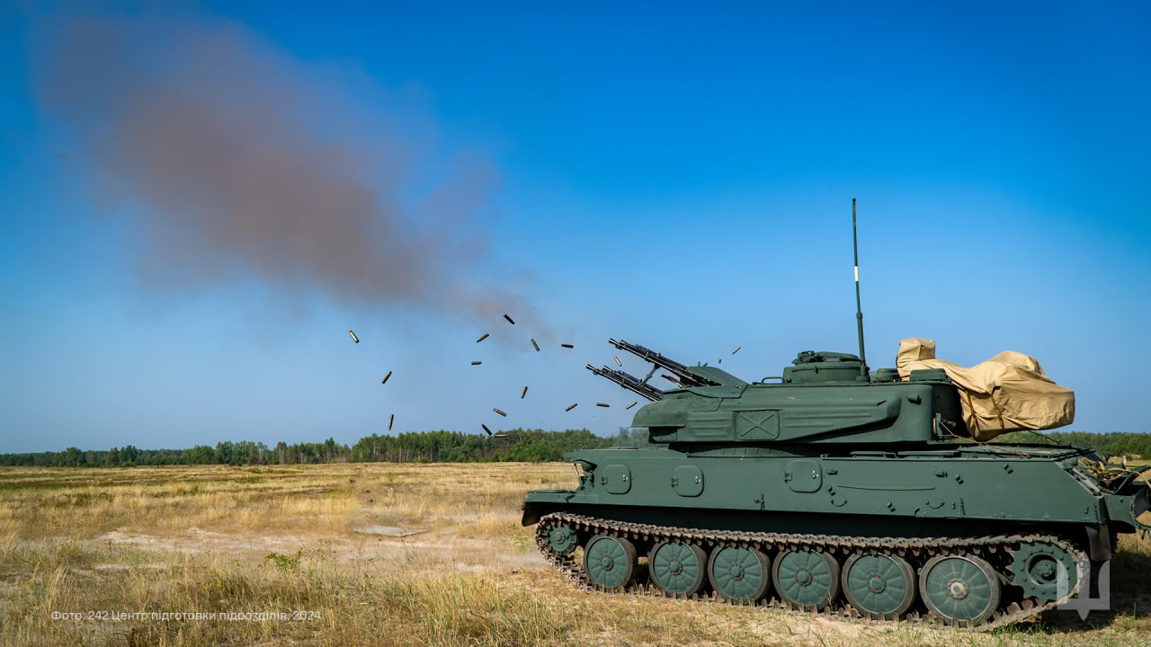 Shilka self-defense in action at the 242nd Training Centre