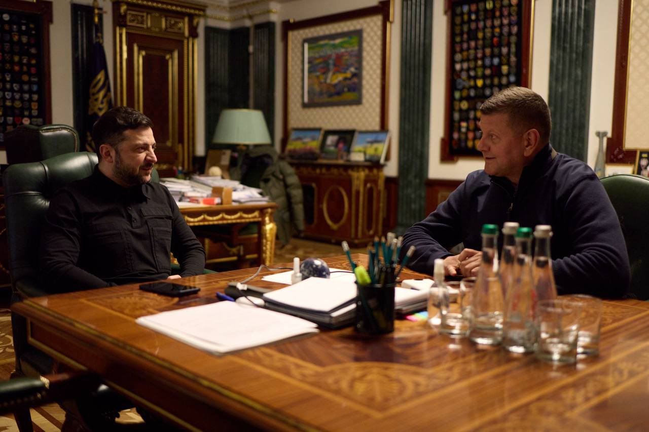 Zelensky thanks Zaluzhny for his work