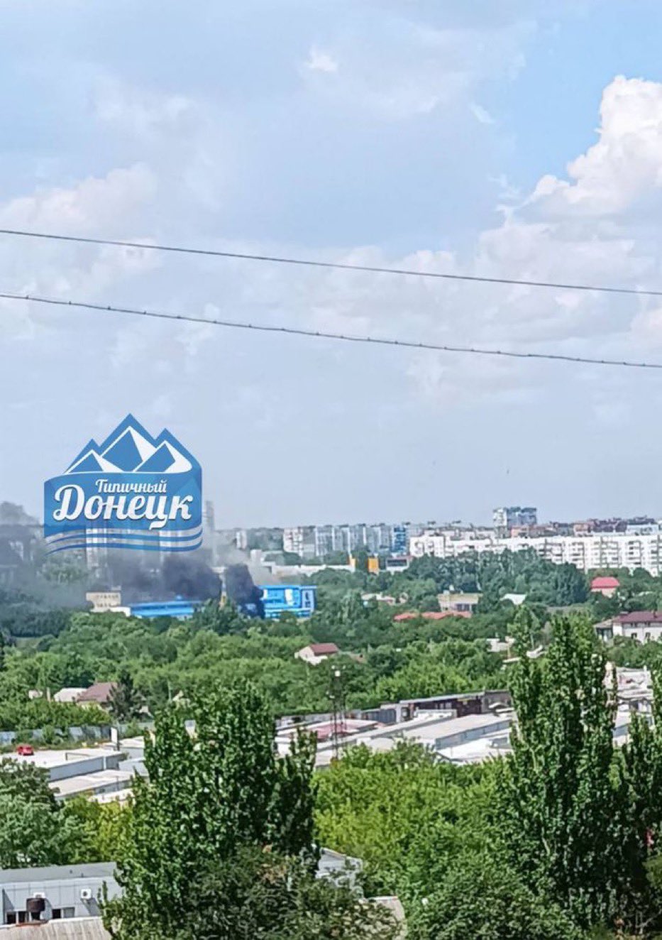 Ammunition detonates at Kamaz center in Donetsk after fire