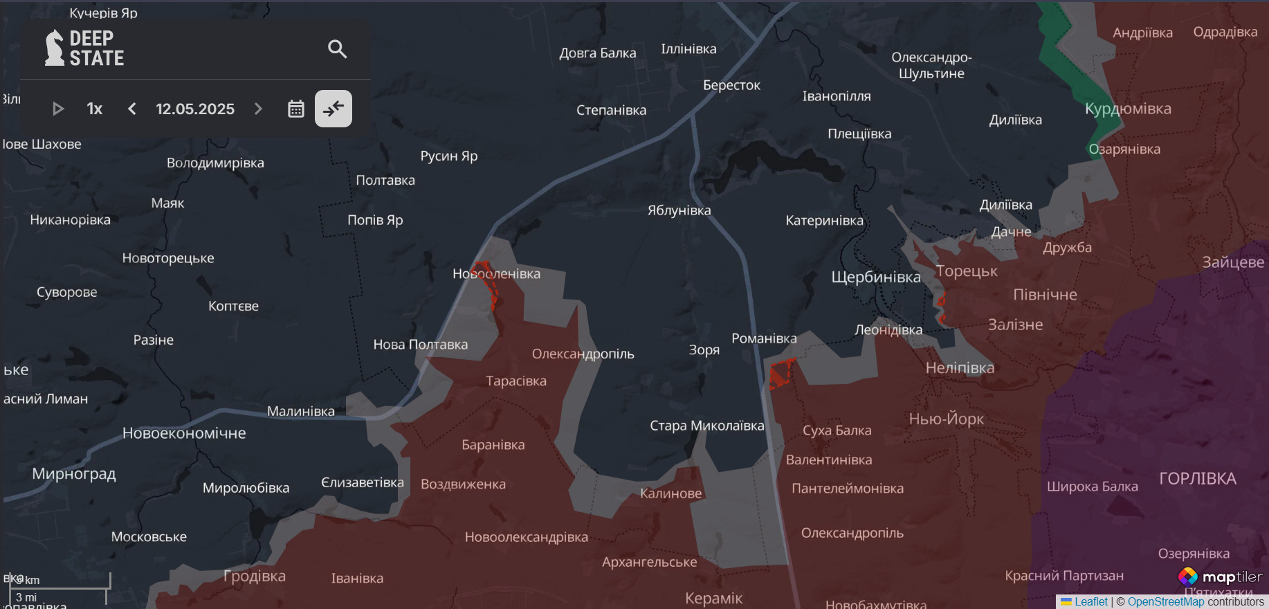 Russians advanced in Toretsk and nearby settlements