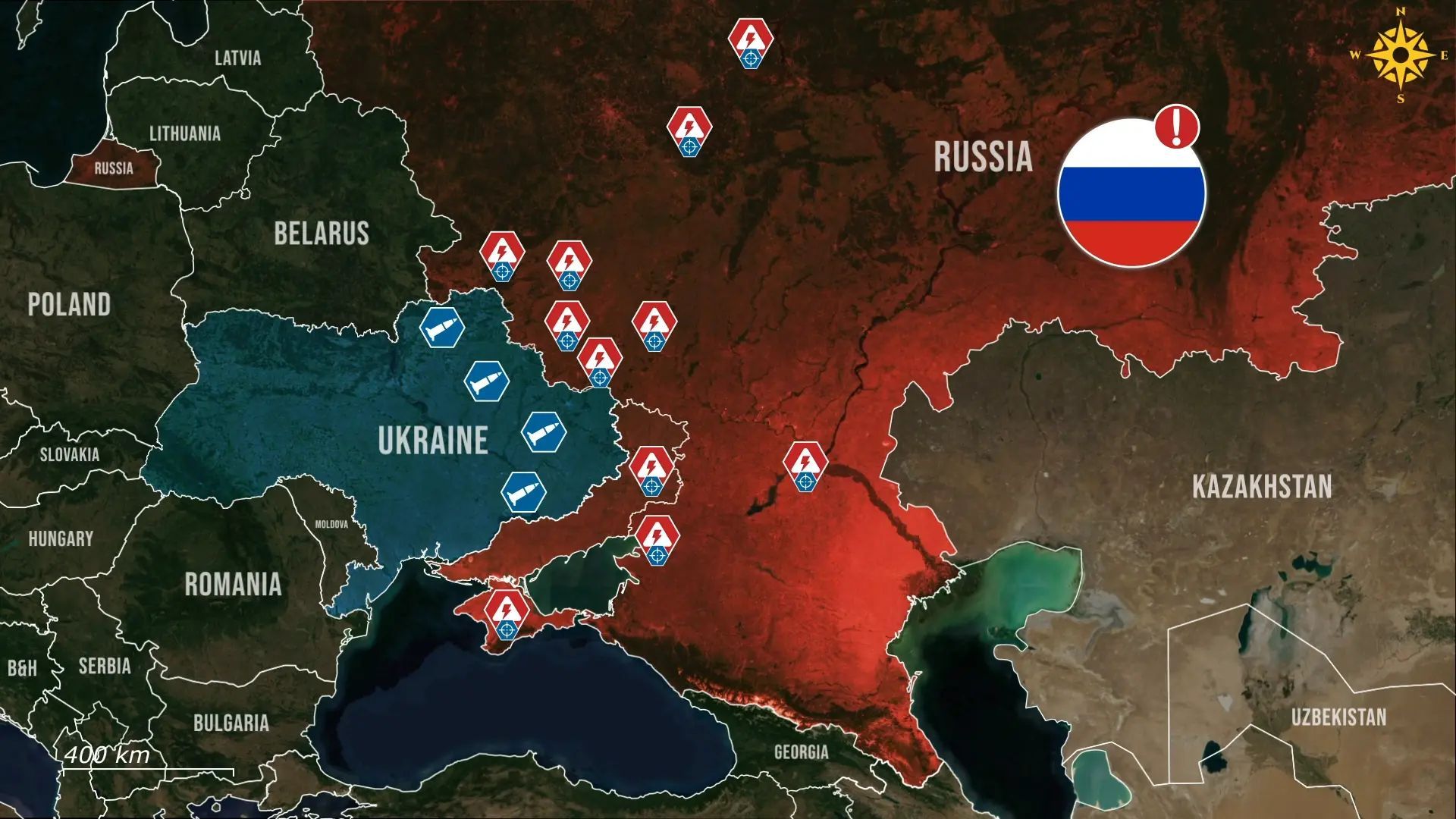 Ukraine launches its first coordinated campaign against Russia’s grid