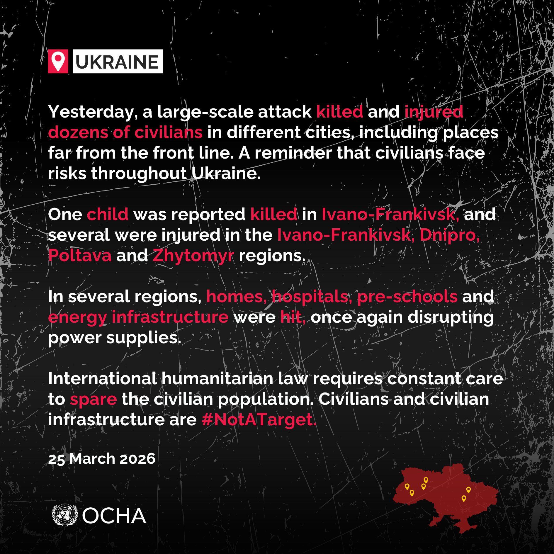 Wave of Strikes Hits Western and Central Ukraine, Civilians at Risk