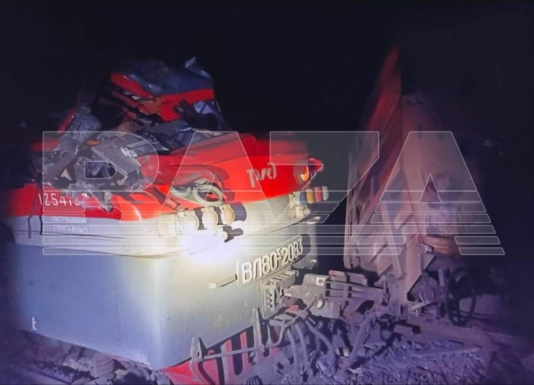 Russian railway sabotaged by partisans