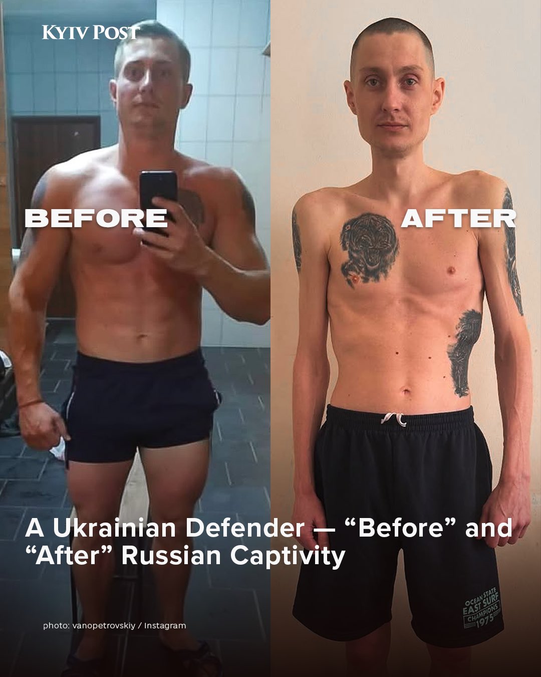Ukrainian defender returns home after Russian captivity torture