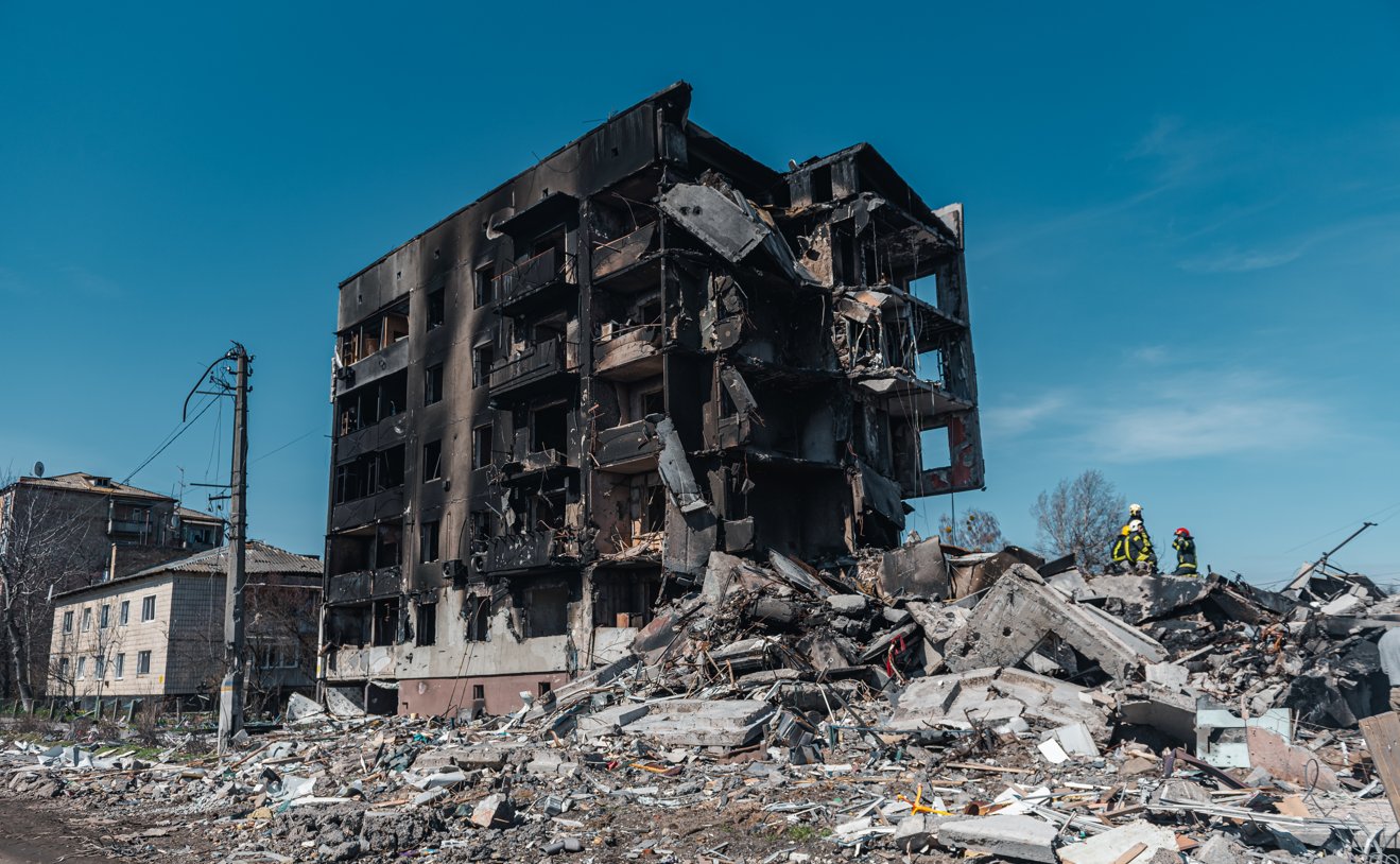 Borodianka resident recalls bombing
