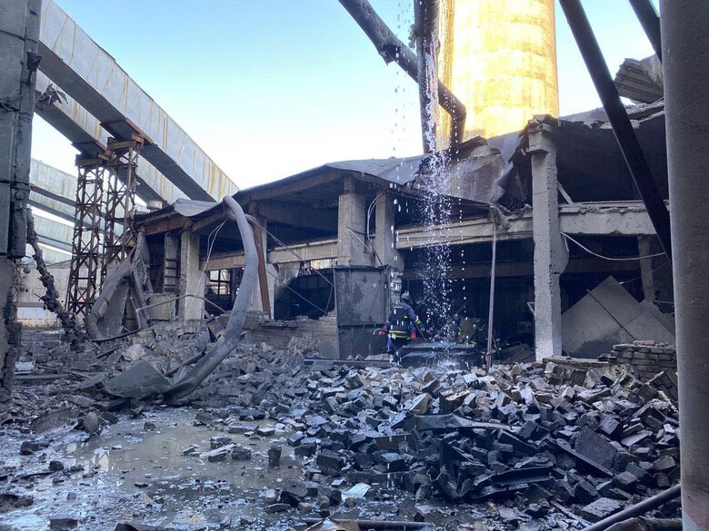 Enemy launches missile strike on critical infrastructure site in Kramatorsk