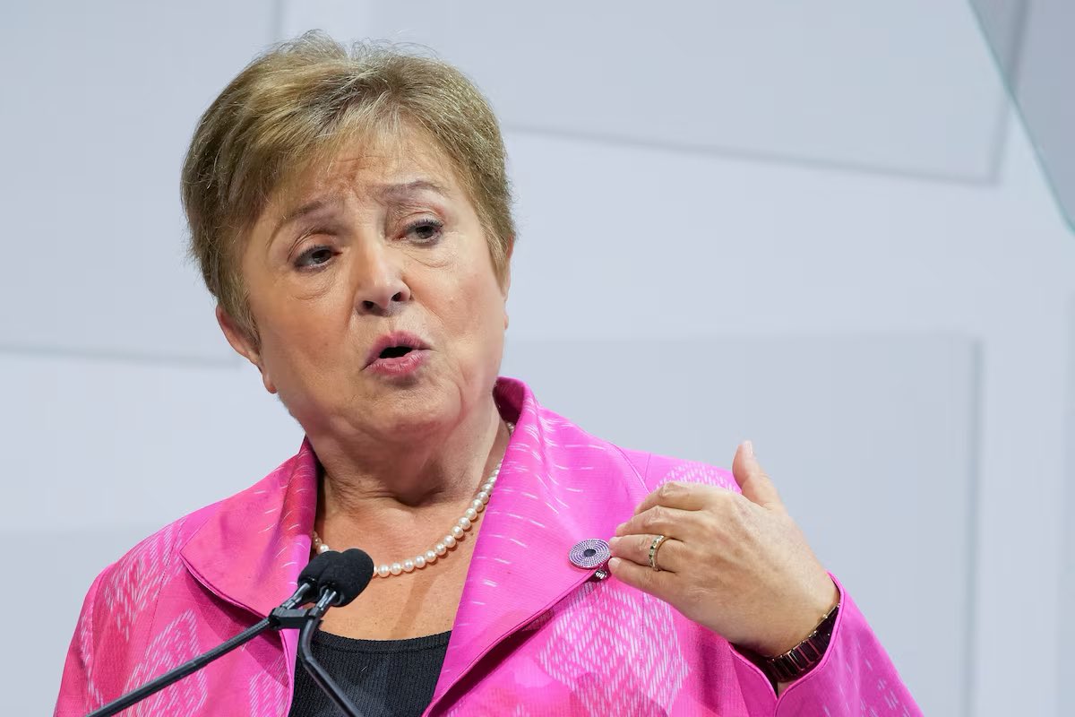 IMF Chief Georgieva arrives in Kyiv for talks with Ukrainian leadership