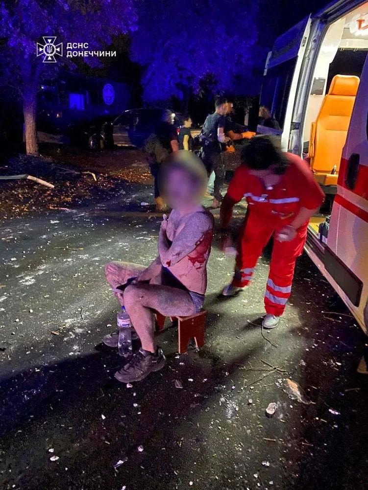 Rescue operations after strike in Kramatorsk