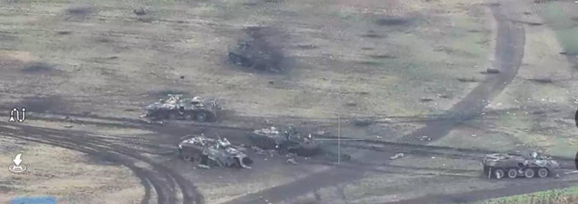5 BTR-82s destroyed somewhere on the front