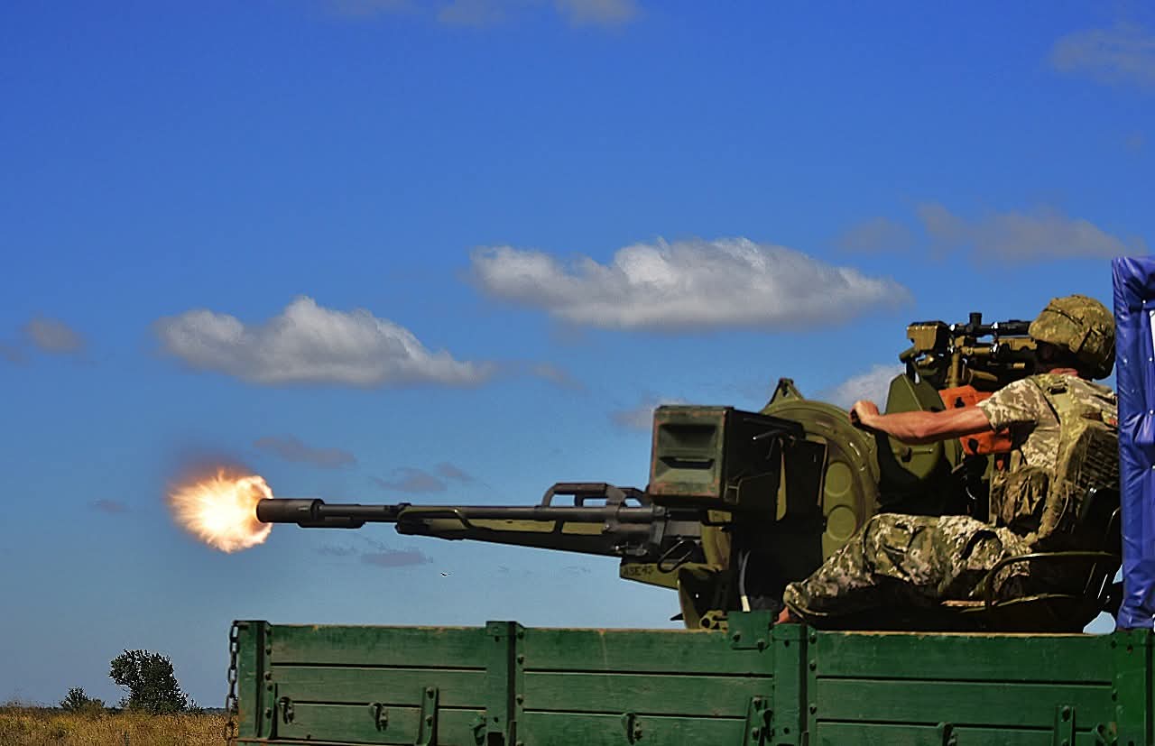 Mobile Fire Groups Training to Defend Ukrainian Skies from Aerial Targets