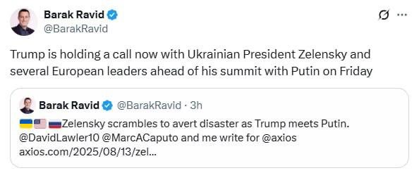 Trump, Zelensky, European leaders discuss Putin summit ahead of Friday meeting