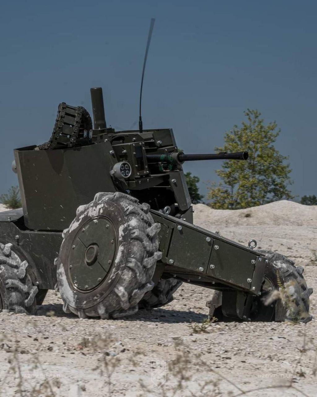 Lyut 2.0 combat platform now in service with Azov brigade
