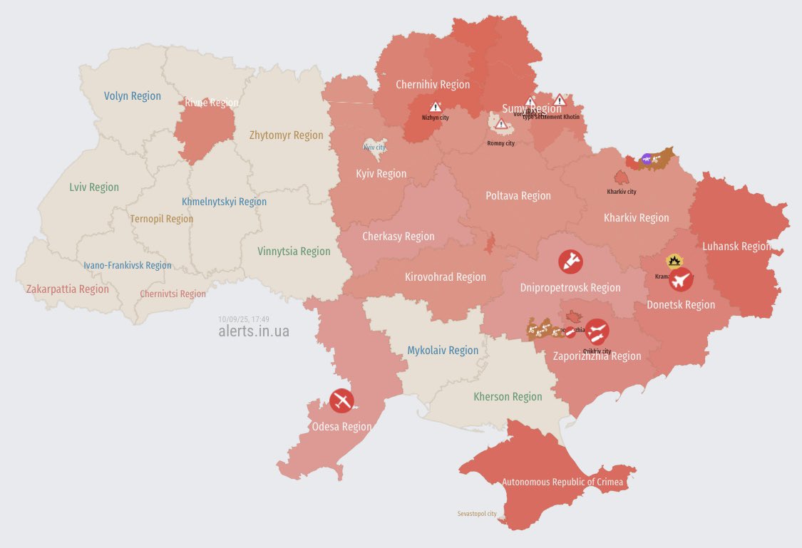 Ukraine is under Russian missile attack