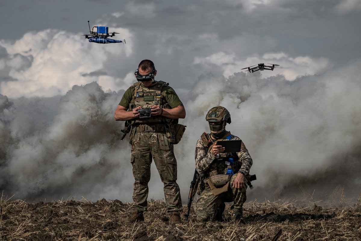 FPV drone operators destroy Russian equipment