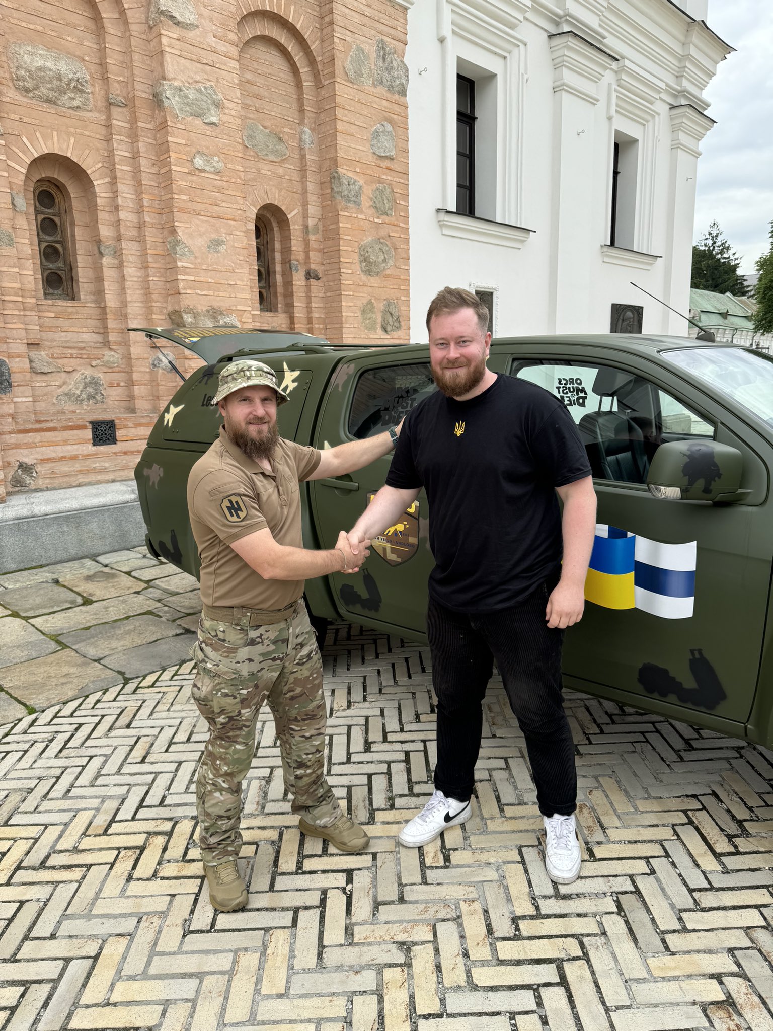 Donation of the truck to the 12th Azov Special Brigade