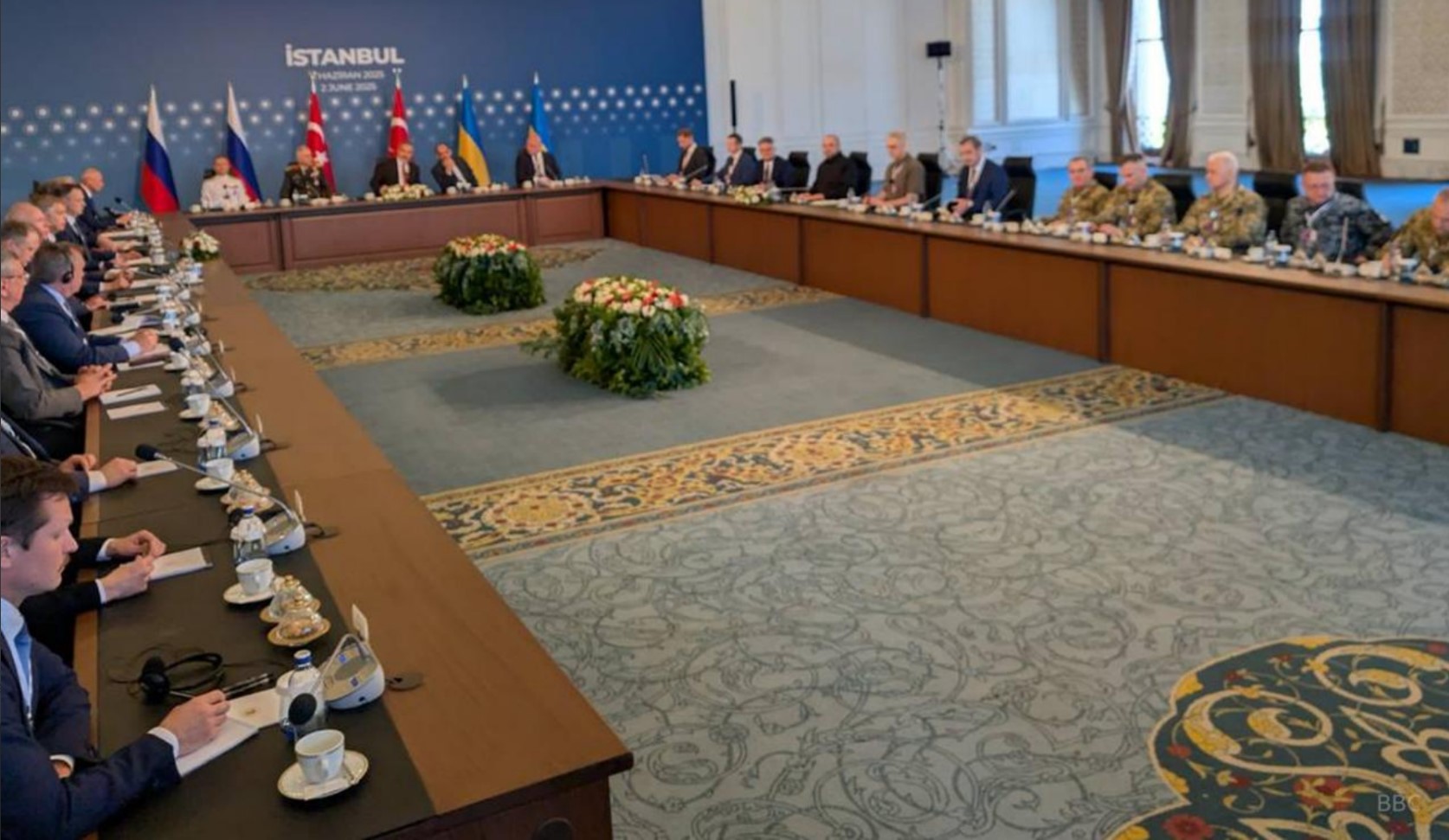 Ukraine-Russia talks in Istanbul concluded after over an hour