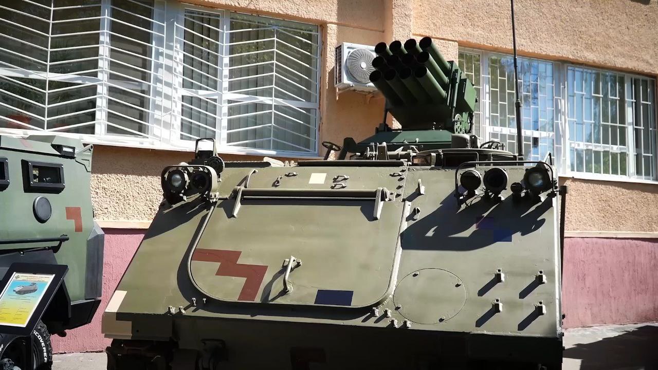 Croatian MLRS RAK-SA-12 on M113 in Ukraine