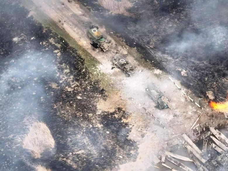 Destroyed command staff of the 4th Battalion Tactical Group