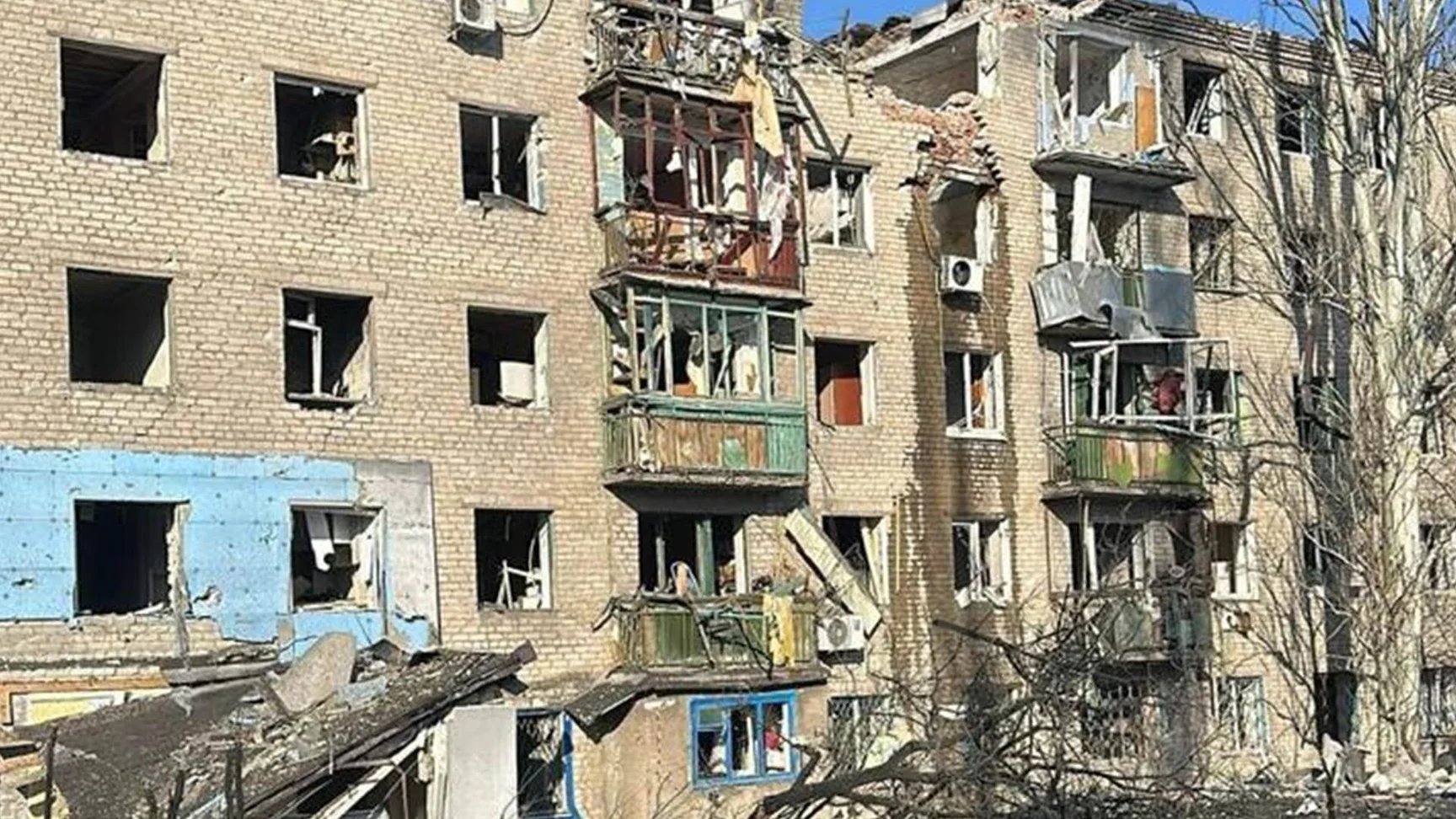 Russian forces struck Kostiantynivka